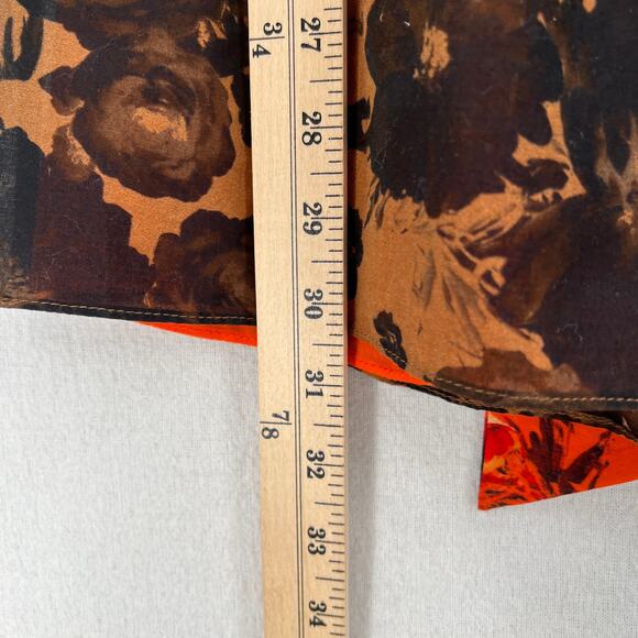 ALICE AND OLIVIA Rowen Tiered Babydoll Dress Womens XS Blue Red Floral Print - Picture 16 of 16